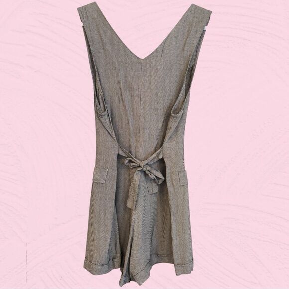 90s vintage houndstooth romper - Picture 4 of 10